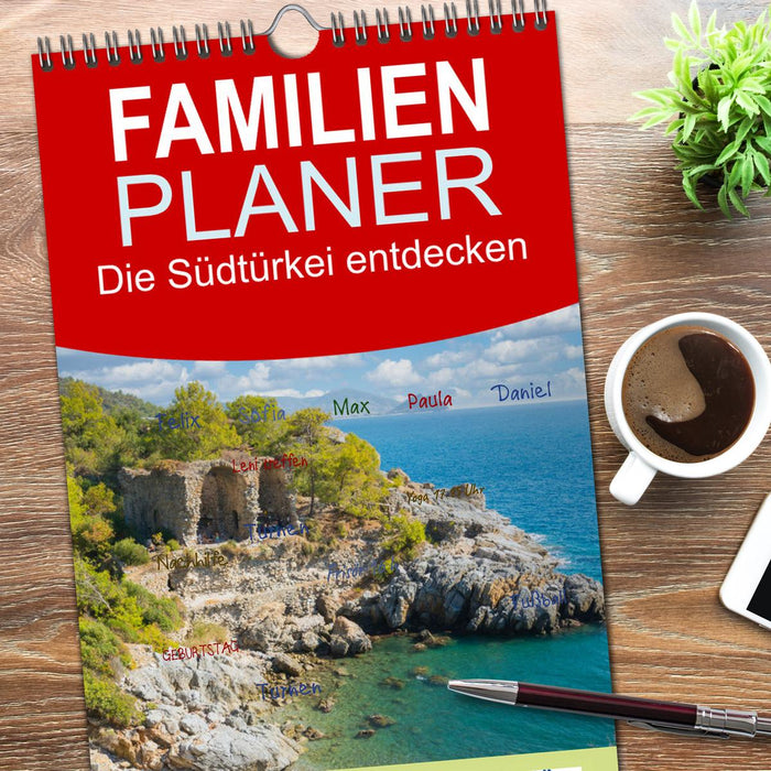 Die Südtürkei entdecken (CALVENDO Familienplaner 2026)