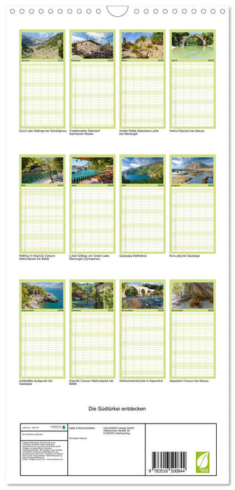 Die Südtürkei entdecken (CALVENDO Familienplaner 2026)