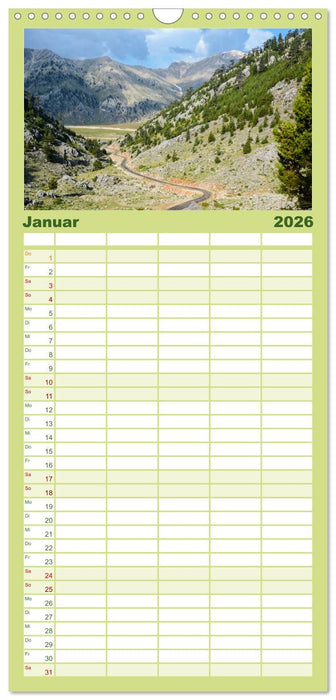 Die Südtürkei entdecken (CALVENDO Familienplaner 2026)