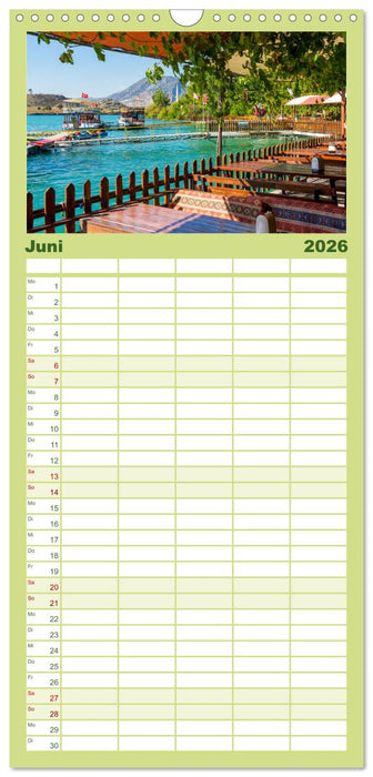 Die Südtürkei entdecken (CALVENDO Familienplaner 2026)