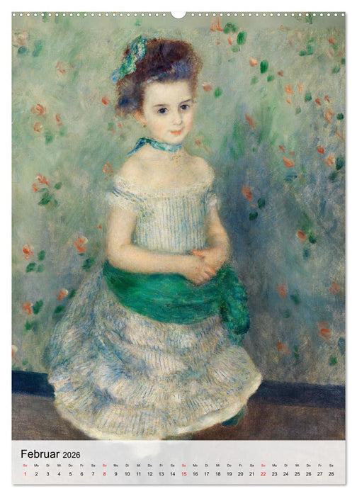 Die kleinen Musen des Monsieur Renoir (CALVENDO Premium Wandkalender 2026)