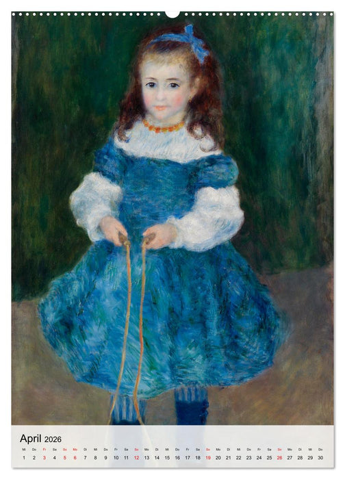 Die kleinen Musen des Monsieur Renoir (CALVENDO Premium Wandkalender 2026)