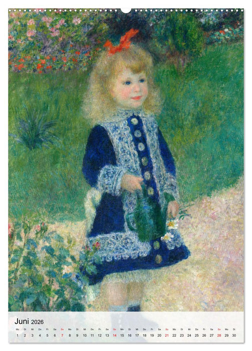 Die kleinen Musen des Monsieur Renoir (CALVENDO Premium Wandkalender 2026)