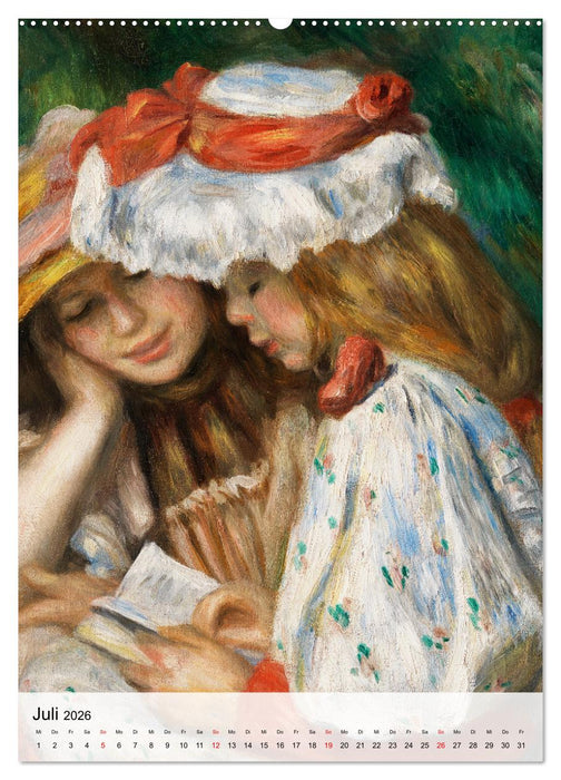 Die kleinen Musen des Monsieur Renoir (CALVENDO Premium Wandkalender 2026)