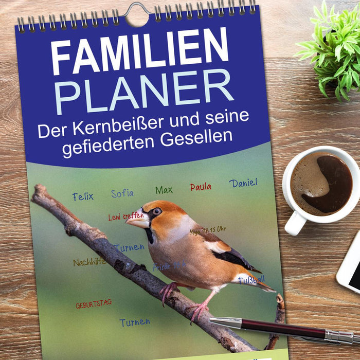 Der Kernbeißer und seine gefiederten Gesellen (CALVENDO Familienplaner 2026)