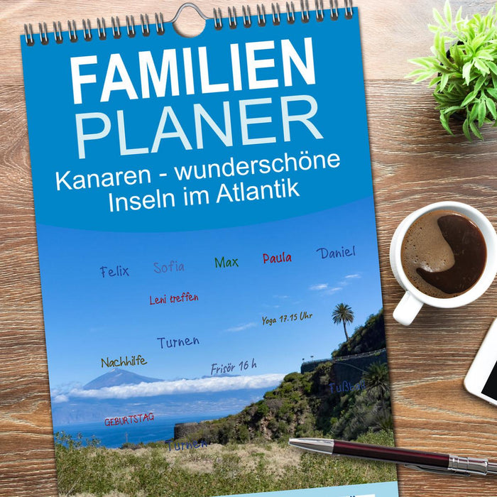 Kanaren - wunderschöne Inseln im Atlantik (CALVENDO Familienplaner 2026)