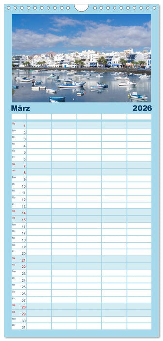 Kanaren - wunderschöne Inseln im Atlantik (CALVENDO Familienplaner 2026)