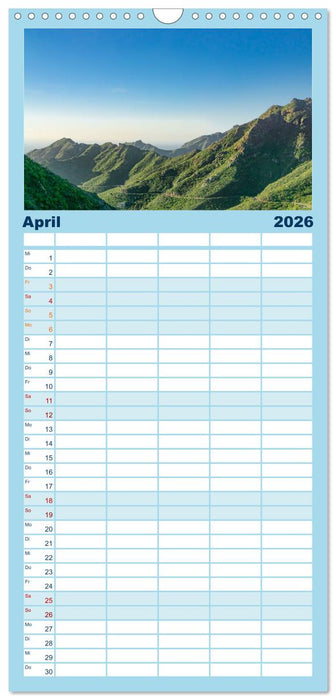 Kanaren - wunderschöne Inseln im Atlantik (CALVENDO Familienplaner 2026)