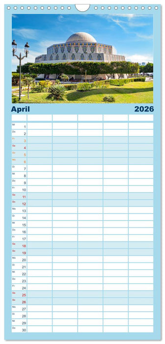 Abu Dhabi - Bezaubernde Metropole (CALVENDO Familienplaner 2026)