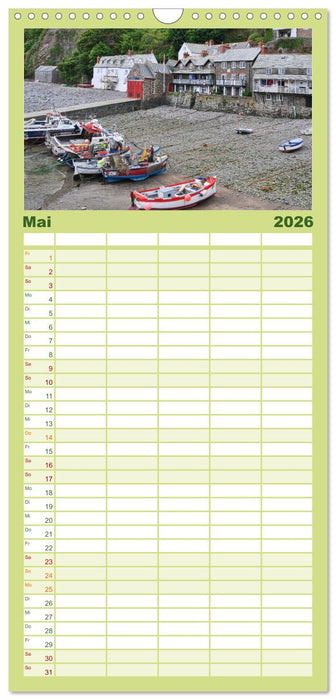 Cornwall & Devon (CALVENDO Familienplaner 2026)