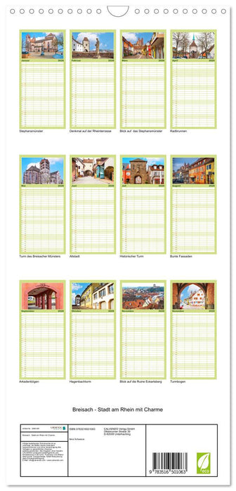 Breisach - Stadt am Rhein mit Charme (CALVENDO Familienplaner 2026)