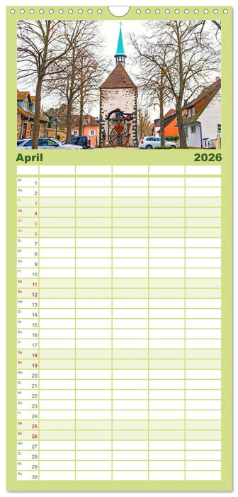 Breisach - Stadt am Rhein mit Charme (CALVENDO Familienplaner 2026)