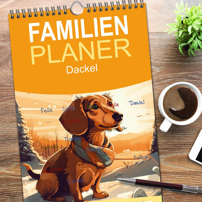 Dackel (CALVENDO Familienplaner 2026)