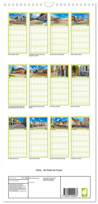 Udine - die Stadt der Engel (CALVENDO Familienplaner 2026)