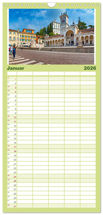 Udine - die Stadt der Engel (CALVENDO Familienplaner 2026)