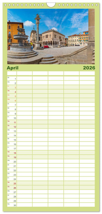 Udine - die Stadt der Engel (CALVENDO Familienplaner 2026)