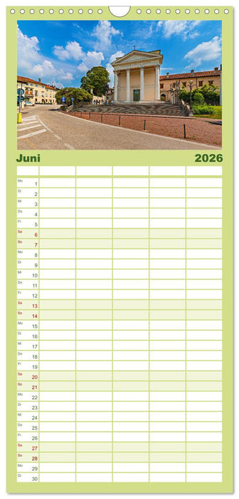 Udine - die Stadt der Engel (CALVENDO Familienplaner 2026)