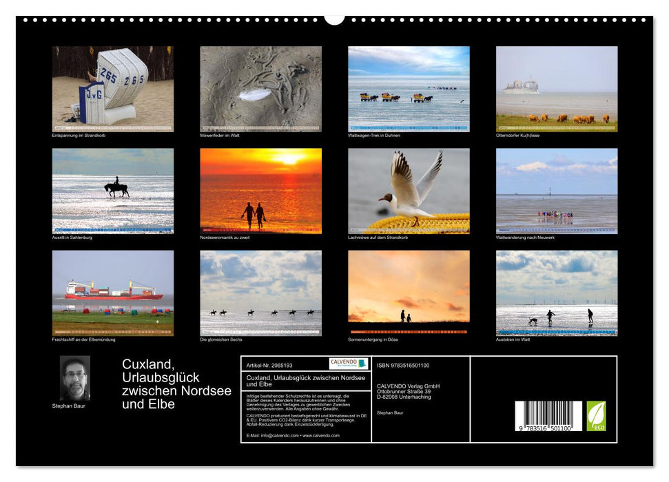 Cuxland, Urlaubsglück zwischen Nordsee und Elbe (CALVENDO Premium Wandkalender 2026)