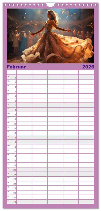 Verzaubert von Magie und Romantik (CALVENDO Familienplaner 2026)