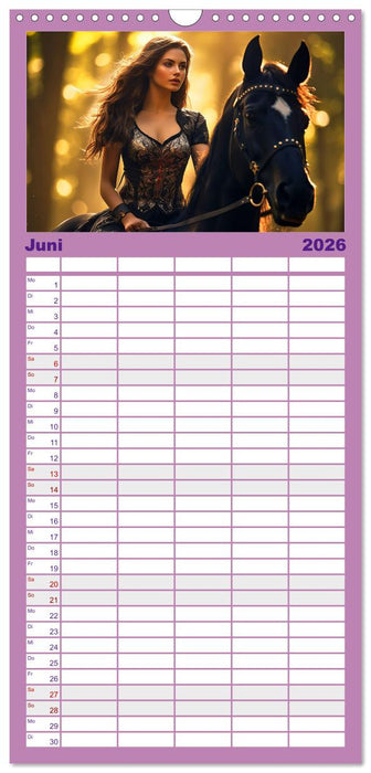 Verzaubert von Magie und Romantik (CALVENDO Familienplaner 2026)