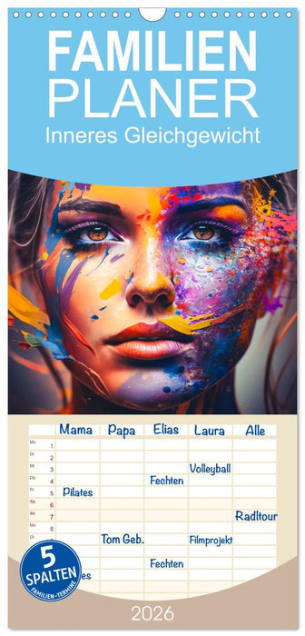 Inneres Gleichgewicht (CALVENDO Familienplaner 2026)