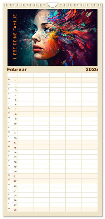 Inneres Gleichgewicht (CALVENDO Familienplaner 2026)