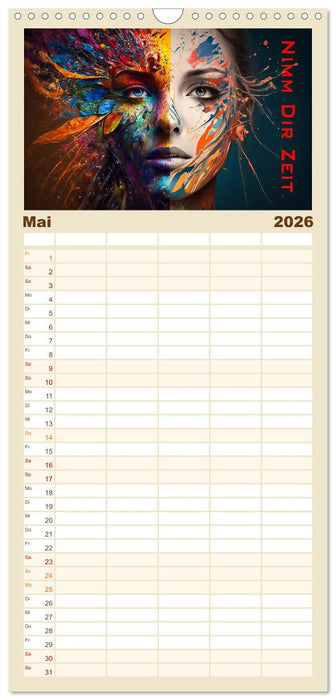 Inneres Gleichgewicht (CALVENDO Familienplaner 2026)