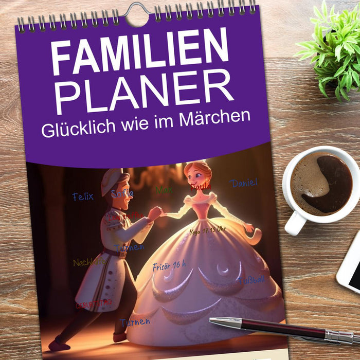Glücklich wie im Märchen (CALVENDO Familienplaner 2026)