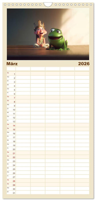 Glücklich wie im Märchen (CALVENDO Familienplaner 2026)
