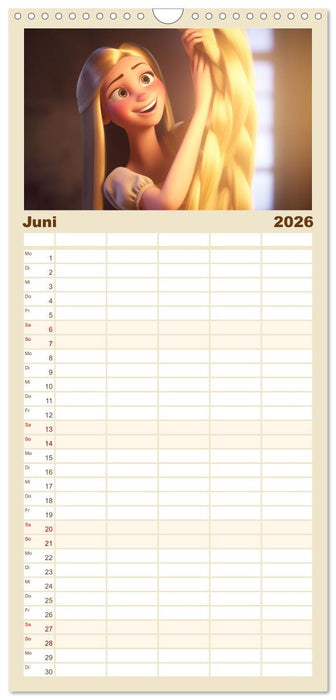 Glücklich wie im Märchen (CALVENDO Familienplaner 2026)