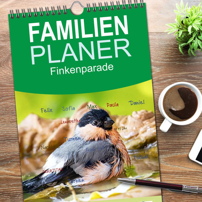Finkenparade (CALVENDO Familienplaner 2026)