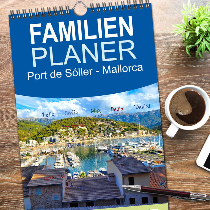 Port de Sóller - Mallorca (CALVENDO Familienplaner 2026)
