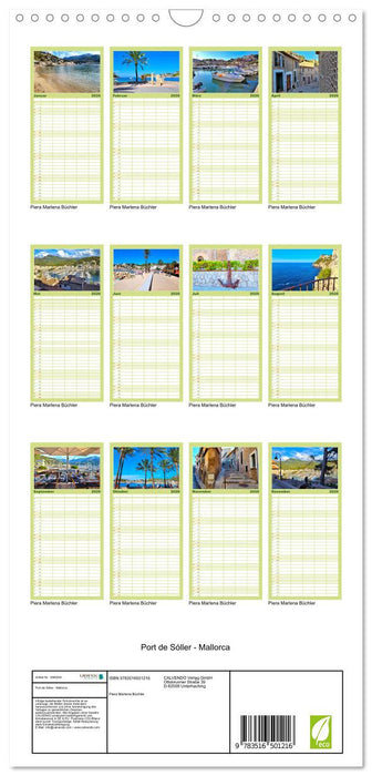 Port de Sóller - Mallorca (CALVENDO Familienplaner 2026)
