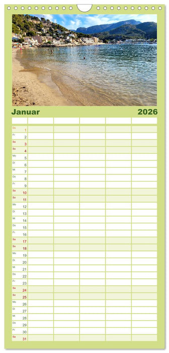 Port de Sóller - Mallorca (CALVENDO Familienplaner 2026)
