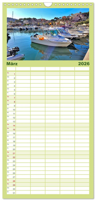 Port de Sóller - Mallorca (CALVENDO Familienplaner 2026)