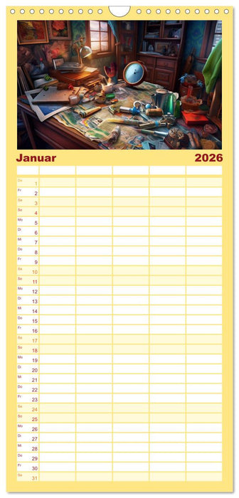 Lauter verrücktes Zeug (CALVENDO Familienplaner 2026)