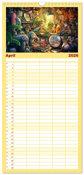 Lauter verrücktes Zeug (CALVENDO Familienplaner 2026)