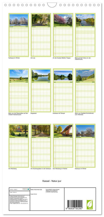 Kassel - Natur pur (CALVENDO Familienplaner 2026)