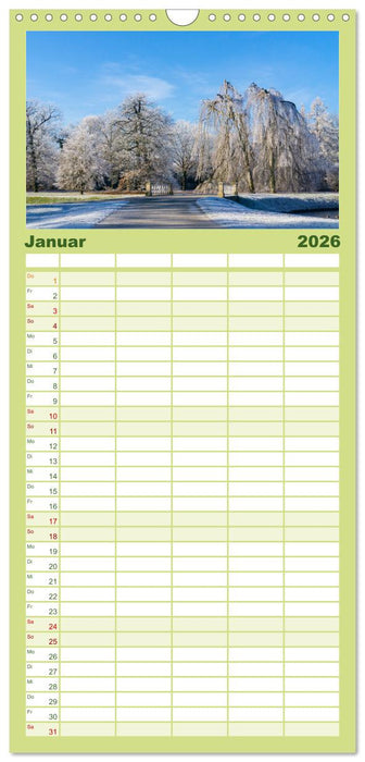 Kassel - Natur pur (CALVENDO Familienplaner 2026)