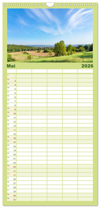 Kassel - Natur pur (CALVENDO Familienplaner 2026)