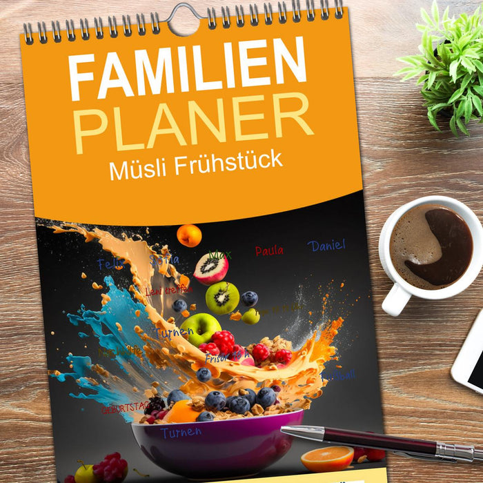 Müsli Frühstück (CALVENDO Familienplaner 2026)