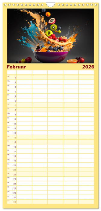 Müsli Frühstück (CALVENDO Familienplaner 2026)