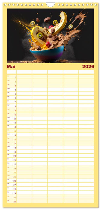 Müsli Frühstück (CALVENDO Familienplaner 2026)