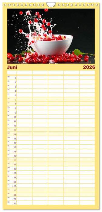 Müsli Frühstück (CALVENDO Familienplaner 2026)