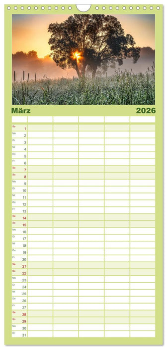 Schönes Erzgebirge (CALVENDO Familienplaner 2026)