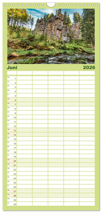 Schönes Erzgebirge (CALVENDO Familienplaner 2026)