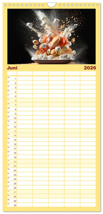 Italienische Gerichte (CALVENDO Familienplaner 2026)