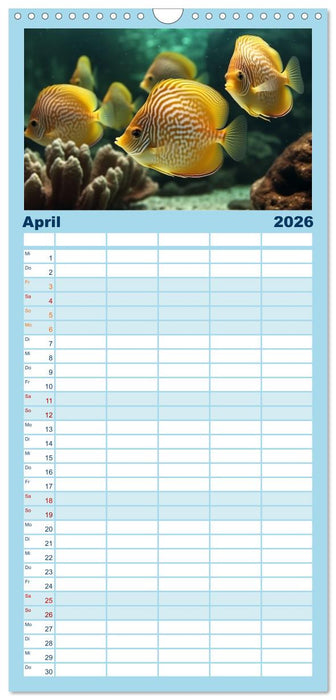 Fischfantasie (CALVENDO Familienplaner 2026)