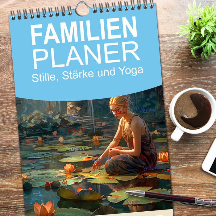 Stille, Stärke und Yoga (CALVENDO Familienplaner 2026)