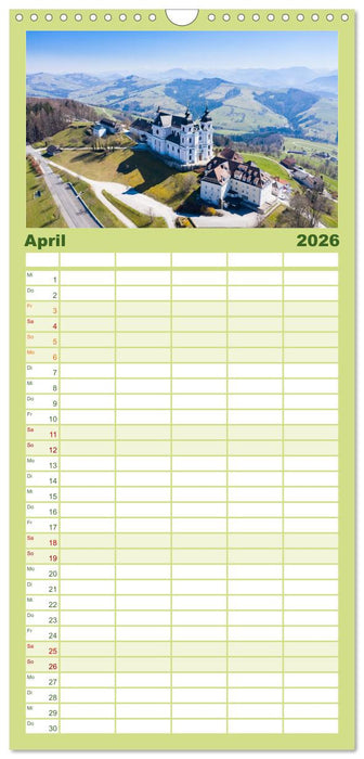 Wunderschönes Österreich (CALVENDO Familienplaner 2026)